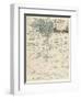 Plan of the Battles of Ligny-null-Framed Premium Giclee Print