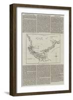 Plan of the Bombardment of Valparaiso-null-Framed Giclee Print