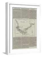 Plan of the Bombardment of Valparaiso-null-Framed Giclee Print