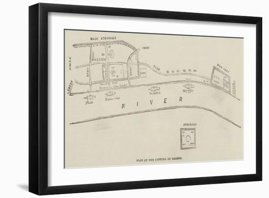 Plan of the Capture of Bassein-null-Framed Giclee Print