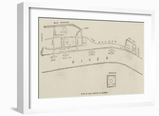 Plan of the Capture of Bassein-null-Framed Giclee Print