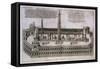 Plan of the Circus Maximus Engraving-Nicolas Beautrizet-Framed Stretched Canvas