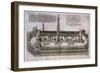 Plan of the Circus Maximus Engraving-Nicolas Beautrizet-Framed Giclee Print