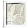 Plan of the city of New York in America as surveyed in the years 1766 & 1767-William Faden-Framed Giclee Print