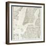 Plan of the city of New York in America as surveyed in the years 1766 & 1767-William Faden-Framed Giclee Print