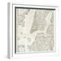 Plan of the city of New York in America as surveyed in the years 1766 & 1767-William Faden-Framed Giclee Print