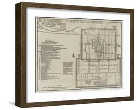 Plan of the City of Peking-John Dower-Framed Giclee Print