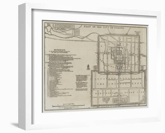 Plan of the City of Peking-John Dower-Framed Giclee Print