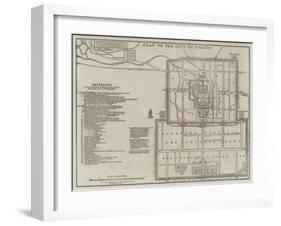 Plan of the City of Peking-John Dower-Framed Giclee Print