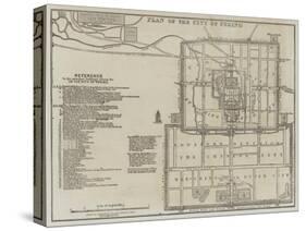 Plan of the City of Peking-John Dower-Stretched Canvas