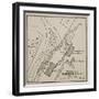 Plan of the Defence of Rorke's Drift-English School-Framed Giclee Print