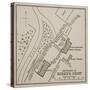 Plan of the Defence of Rorke's Drift-English School-Stretched Canvas