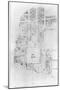 Plan of the Duke of Portland's Estate, Soho Square, London, 1907-null-Mounted Giclee Print