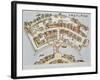 Plan of the Dutch Factory in the Island of Desima, at Nagasaki, Book from Illustrations of Japan ..-Isaac Titsingh-Framed Giclee Print