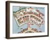 Plan of the Dutch Factory in the Island of Desima at Nangasaki, from "Illustrations of Japan"-null-Framed Giclee Print