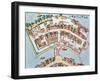 Plan of the Dutch Factory in the Island of Desima at Nangasaki, from "Illustrations of Japan"-null-Framed Giclee Print