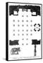 Plan of the Elephanta Caves, India, 1799-null-Framed Stretched Canvas