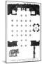 Plan of the Elephanta Caves, India, 1799-null-Mounted Giclee Print