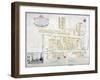 Plan of the Fire That Took Place at Ratcliff in Stepney, London, in 1794-null-Framed Giclee Print