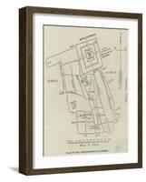 Plan of the Fortifications at Rangoon-null-Framed Giclee Print