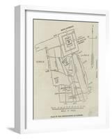 Plan of the Fortifications at Rangoon-null-Framed Giclee Print