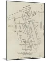 Plan of the Fortifications at Rangoon-null-Mounted Giclee Print