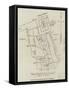 Plan of the Fortifications at Rangoon-null-Framed Stretched Canvas