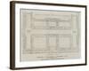 Plan of the Galleries of the International Exhibition Building-John Dower-Framed Giclee Print