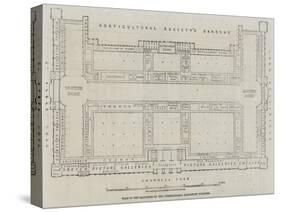 Plan of the Galleries of the International Exhibition Building-John Dower-Stretched Canvas