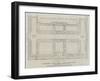 Plan of the Galleries of the International Exhibition Building-John Dower-Framed Giclee Print