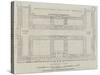 Plan of the Galleries of the International Exhibition Building-John Dower-Stretched Canvas