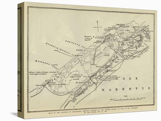 Plan of the Harbour of Alexandria-null-Stretched Canvas