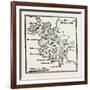 Plan of the Harbour of Boston at the Beginning of the 18th Century, USA, 1870S-null-Framed Giclee Print