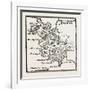 Plan of the Harbour of Boston at the Beginning of the 18th Century, USA, 1870S-null-Framed Giclee Print
