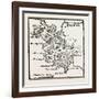 Plan of the Harbour of Boston at the Beginning of the 18th Century, USA, 1870S-null-Framed Giclee Print