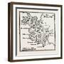 Plan of the Harbour of Boston at the Beginning of the 18th Century, USA, 1870S-null-Framed Premium Giclee Print