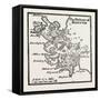 Plan of the Harbour of Boston at the Beginning of the 18th Century, USA, 1870S-null-Framed Stretched Canvas