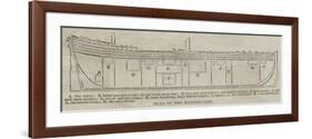 Plan of the Herring-Buss-null-Framed Premium Giclee Print