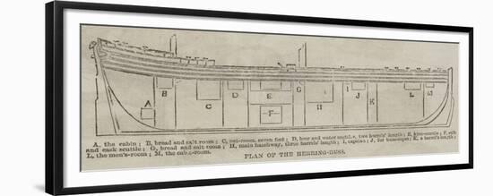 Plan of the Herring-Buss-null-Framed Premium Giclee Print