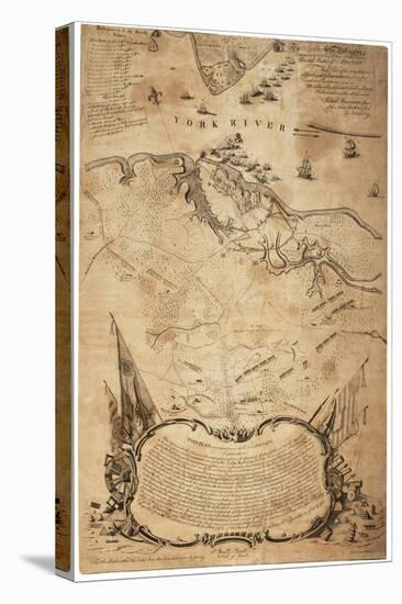 Plan of the Investment of York and Gloucester (Va.) [Yorktown], C.February 1782-Sebastian Bauman-Stretched Canvas