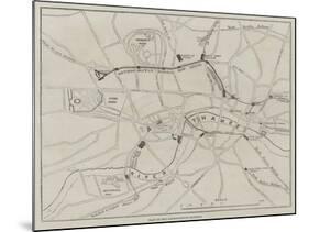 Plan of the Metropolitan Railway-null-Mounted Giclee Print