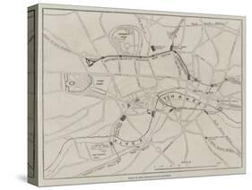 Plan of the Metropolitan Railway-null-Stretched Canvas