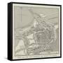 Plan of the New Harbour and Docks at Calais-null-Framed Stretched Canvas