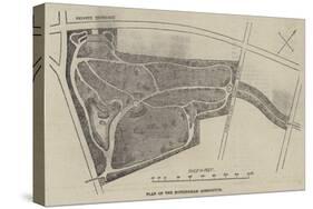 Plan of the Nottingham Arboretum-null-Stretched Canvas