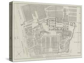 Plan of the Palatine Hill, Rome-null-Stretched Canvas