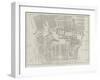 Plan of the Palatine Hill, Rome-null-Framed Giclee Print