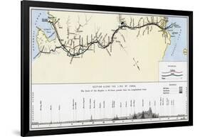 Plan of the Panama Canal, Late 19th Century-William Mackenzie-Framed Giclee Print