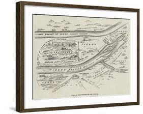 Plan of the Passage of the Ingour-null-Framed Giclee Print