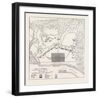 Plan of the Position before Savannah, United States of America; Siege of Savannah, USA, 1870S-null-Framed Premium Giclee Print