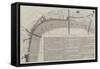 Plan of the Proposed Thames Embankment-null-Framed Stretched Canvas